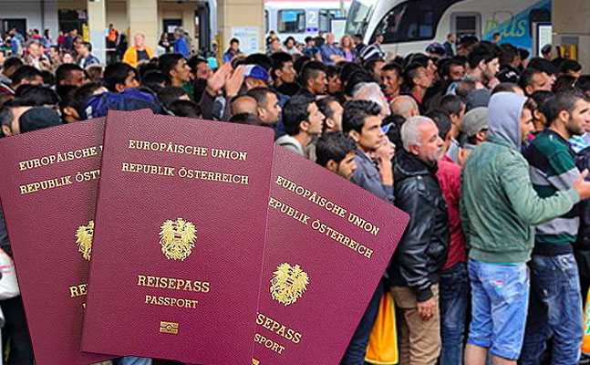 Die SPÖ will die Staatsbürgerschaft möglichst rasch an Zuwanderer verschleudern. Dazu sagen wir NEIN!